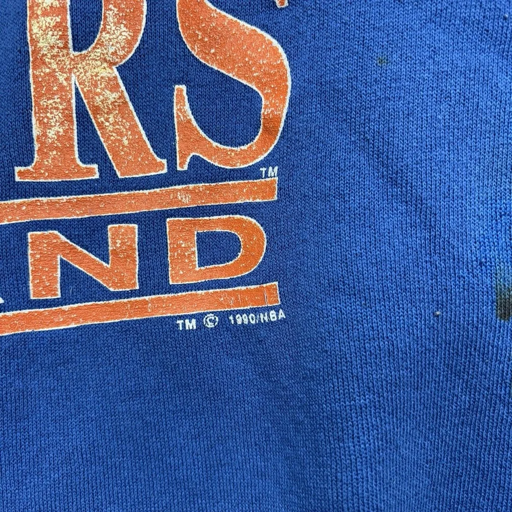 Vintage Cleveland Cavaliers Sweatshirt Mens Large Logo 7 Blue 90s Crewneck